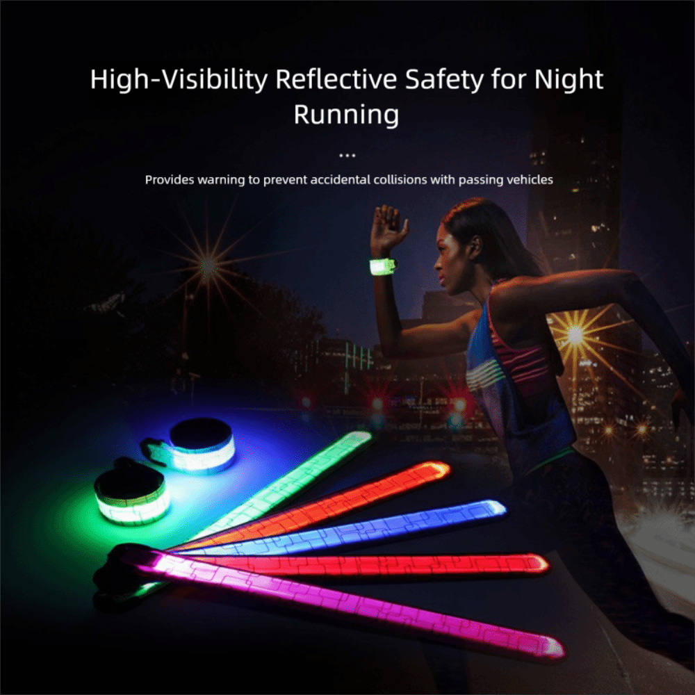 Running Gear Reflective - Battery Style Night Running Armband 5