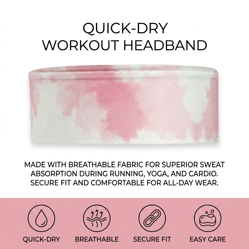Breathable Sports Headband Swe - огляд і ціна Running Gear Headband