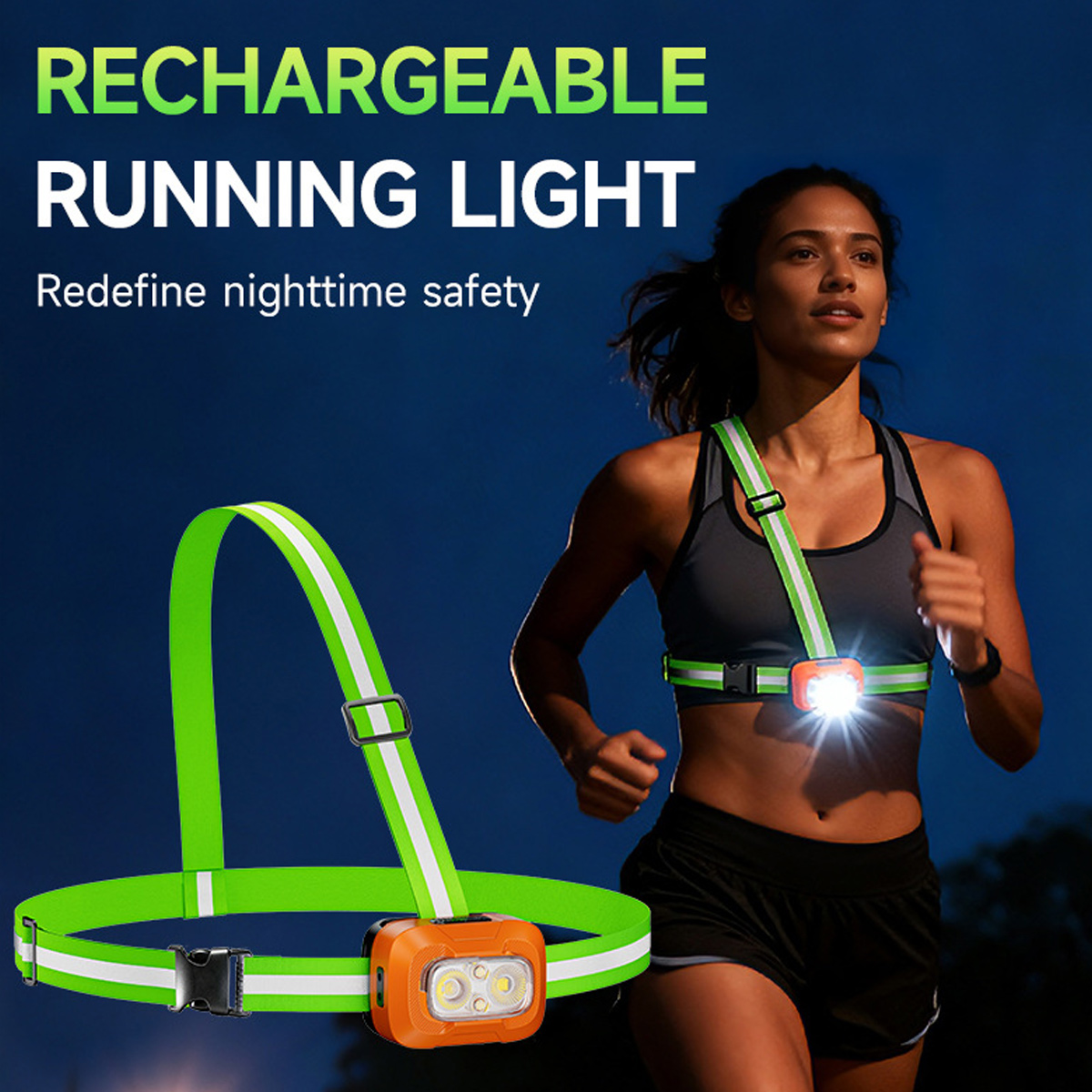 Running Light USB Rechargeable - огляд і ціна Running Gear Reflective