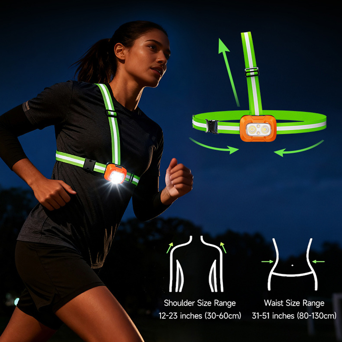 Running Light USB Rechargeable - огляд і ціна Running Gear Reflective