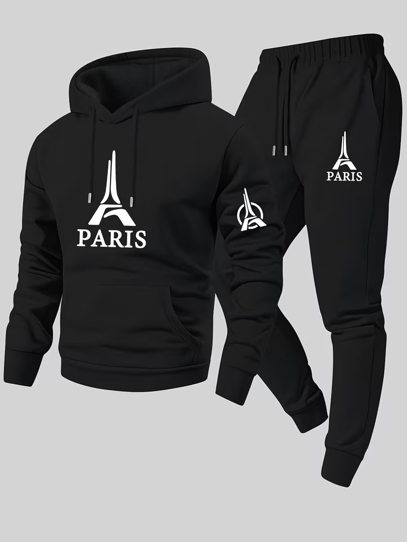 Paris Men's Urban Casual Two-P - огляд і ціна Running Gear Winter Men