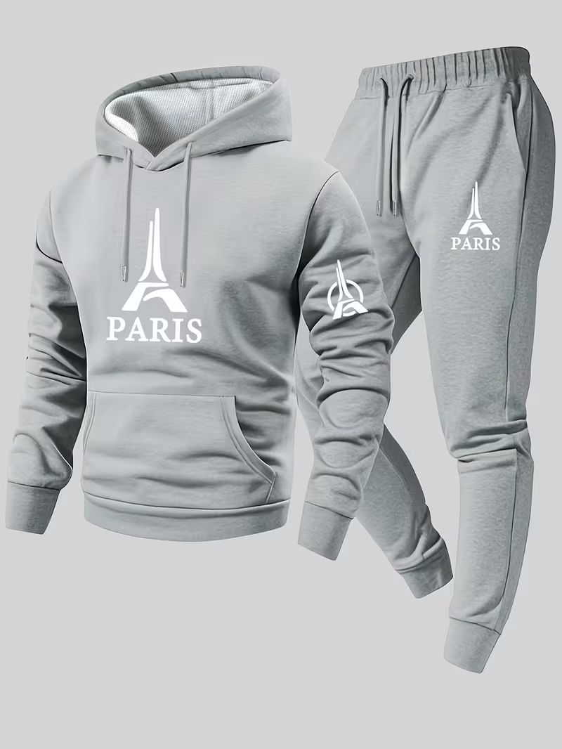 Paris Men's Urban Casual Two-P - огляд і ціна Running Gear Winter Men