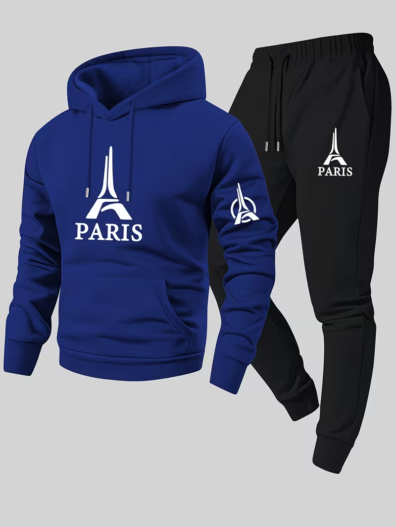 Paris Men's Urban Casual Two-P - огляд і ціна Running Gear Winter Men