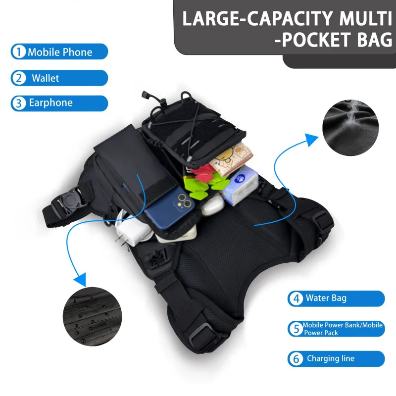 ​High-Quality Tactical Vest Ch - огляд і ціна Running Gear Reflective