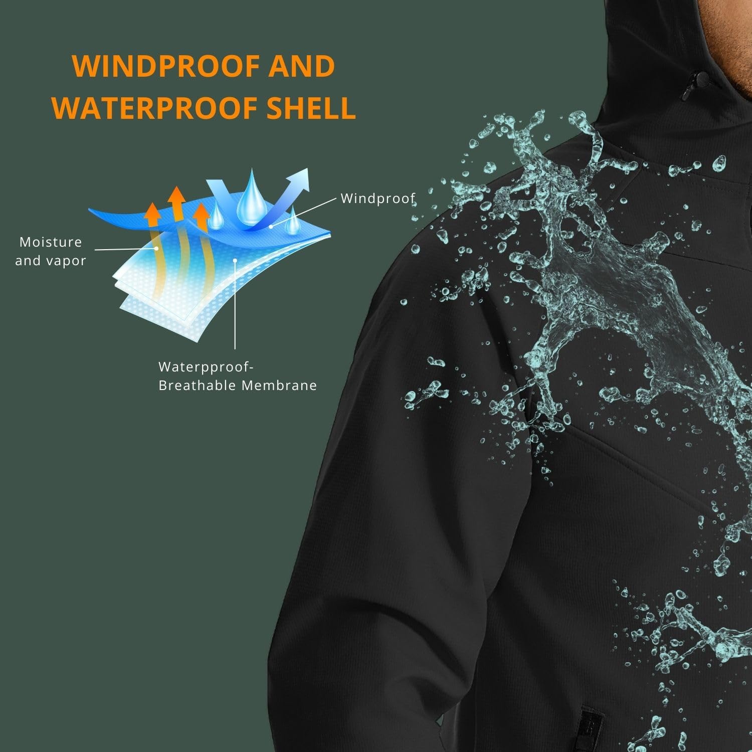 Wulibike winter cycling jacket - огляд і ціна Running Gear Winter Men