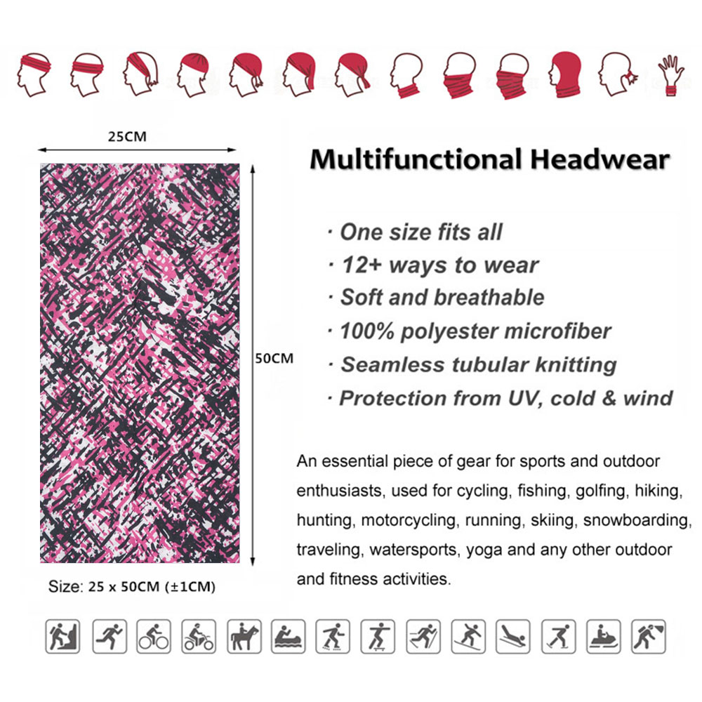 Camo Hunting Neck Gaiter Hikin - огляд і ціна Running Gear Headband