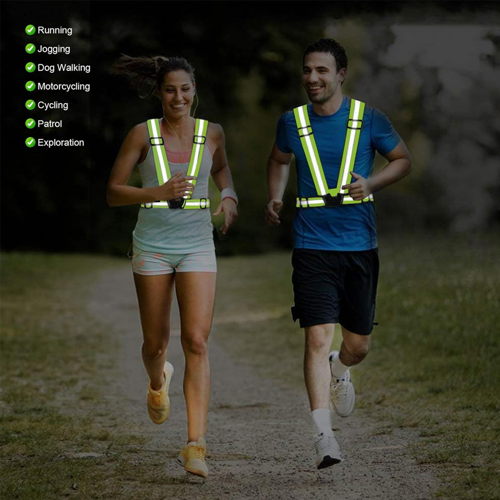 1Pcs Night Running Vest High V - огляд і ціна Running Gear Reflective