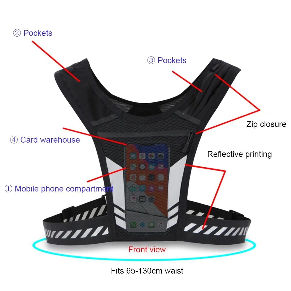 OSSOHH 1Pcs Running Vest, Ultr - огляд і ціна Running Gear Reflective