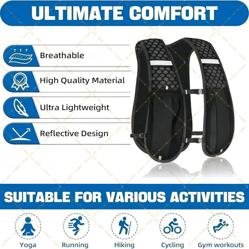 Marathon Trail Running Vest Li - огляд і ціна Running Gear Reflective