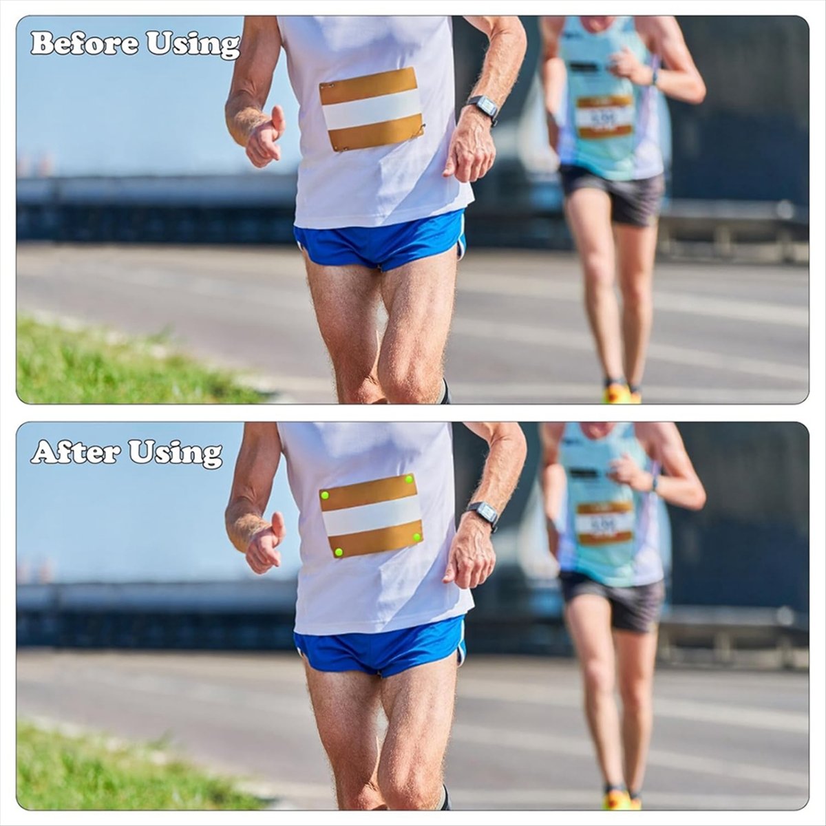 ABJX 12Pcs Running Bib Clips M - огляд і ціна Running Gear For Marathon