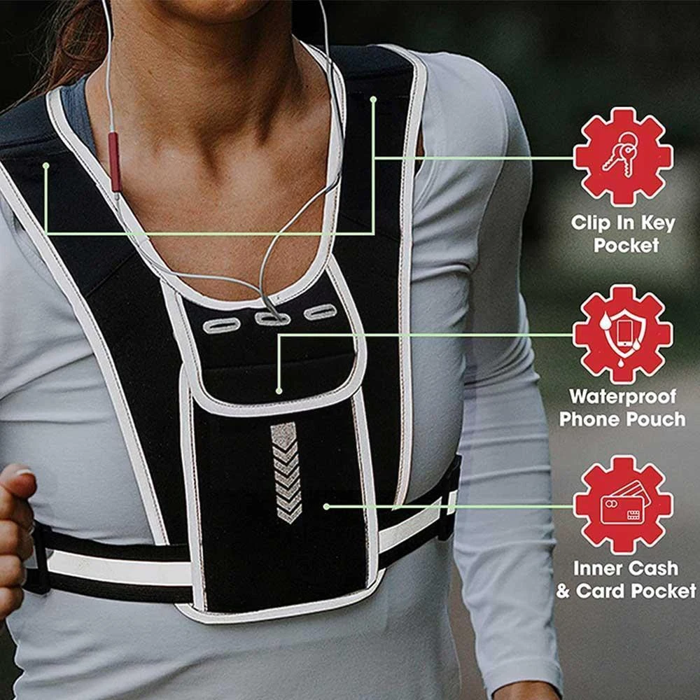 Running Vest Phone Holder for  - огляд і ціна Running Gear Reflective