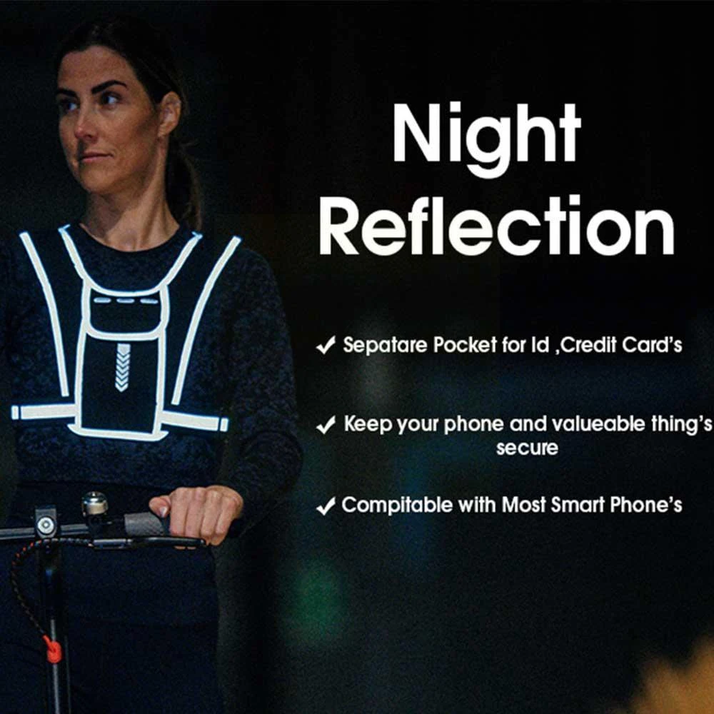 Running Vest Phone Holder for  - огляд і ціна Running Gear Reflective