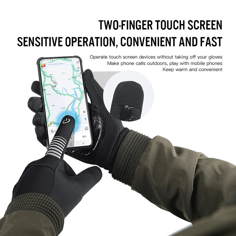 Winter Cycling Gloves for Men  - огляд і ціна Running Gear Winter Men